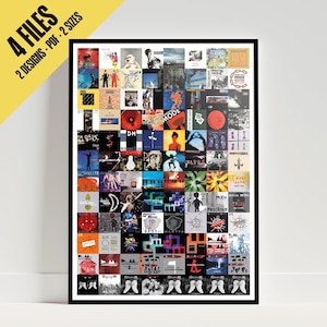 Depeche Mode Poster Album Cover Discograhpy 1981-2024 *UPDATED MAY 2024