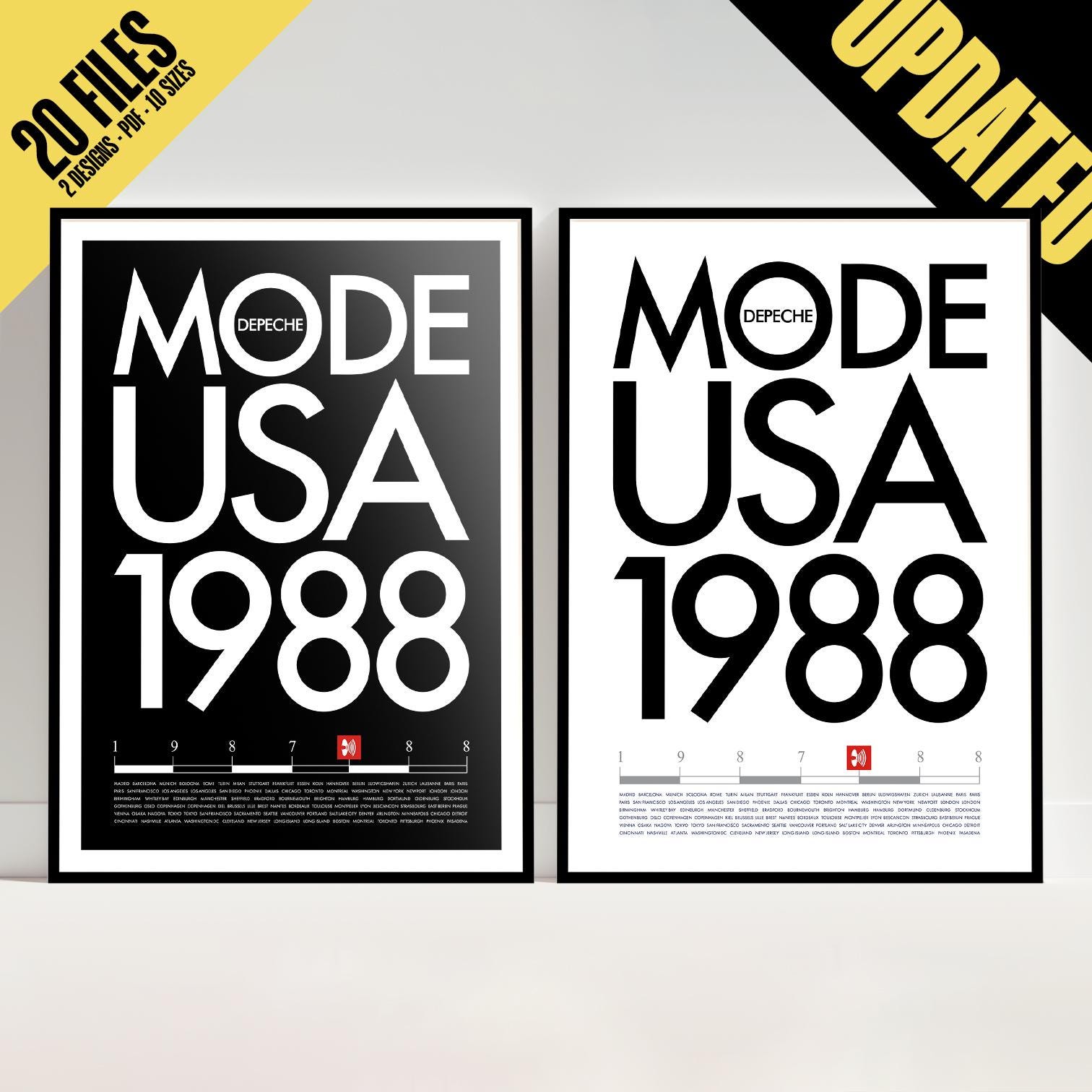 Depeche Mode 1 見本品 1988年リリース DEPECHE MODE ▻ FULL CONCERT ▻ live in MOUNTAINVIEW 1988, 29th