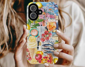 La Dolce Vita Italian Summer Collage Phone Case (iPhone, Samsung, Google Pixel)