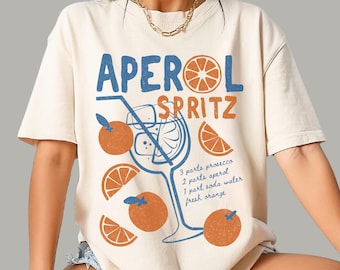 Aperol Spritz Tee | Italian Girl Summer | Cocktail Shirt