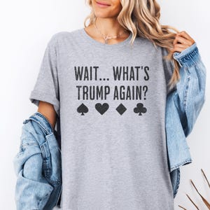 Euchre Tshirt, What&#39;s Trump, Euchre shirt for card player, Funny Euchre shirt gift, Midwest shirt, Euchre player, Fun Father&#39;s Day gift