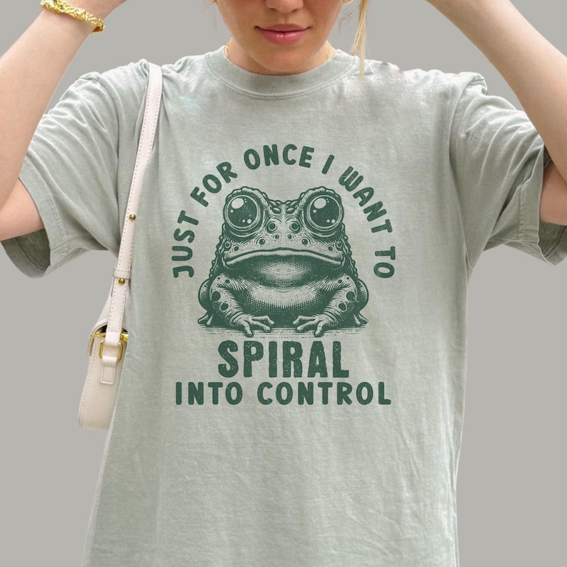 Funny Frog Meme Shirt | Weirdcore Humor | Mental Health Tee Bay