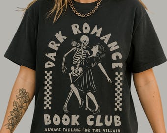 Dark Romance Book Club Skeleton Tee