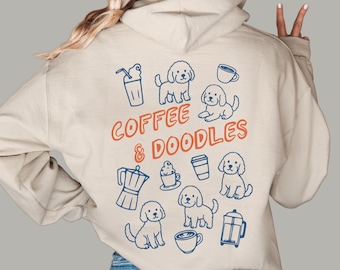 Coffee & Doodles Hooded Sweatshirt