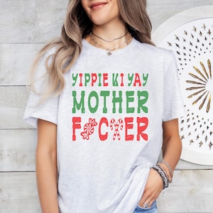 Yippie Ki Yay Christmas T shirt, Funny Christmas Shirt, Ugly Sweater Party, Christmas Tee, Christmas Movies, Xmas shirt, Gift Idea Christmas