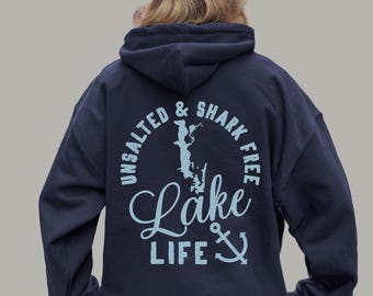 Rice Lake Wisconsin Hoodie | Unsalted and Shark Free