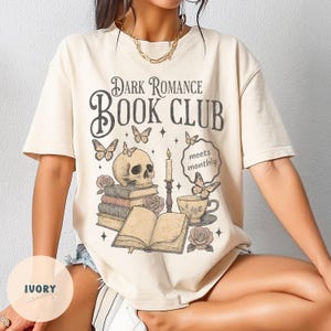Dark Romance Book Club, Fantasy Book Lover Gift, Bookish Shirt, Book Club Shirt, Smut Reading Club, Spicy Book Lover, Dark Academia Shirt