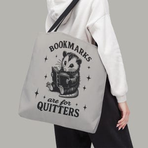 Book Lover Polyester Tote | Book Club Bag