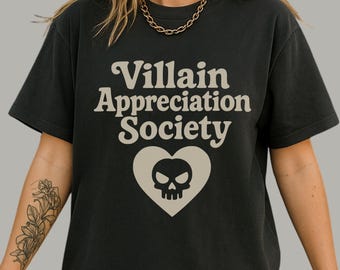 Villain Appreciation Society Shirt | Dark Romance Book Club Tee