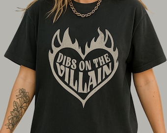 Dibs On The Villain Shirt | Dark Romance Book Lover Tee