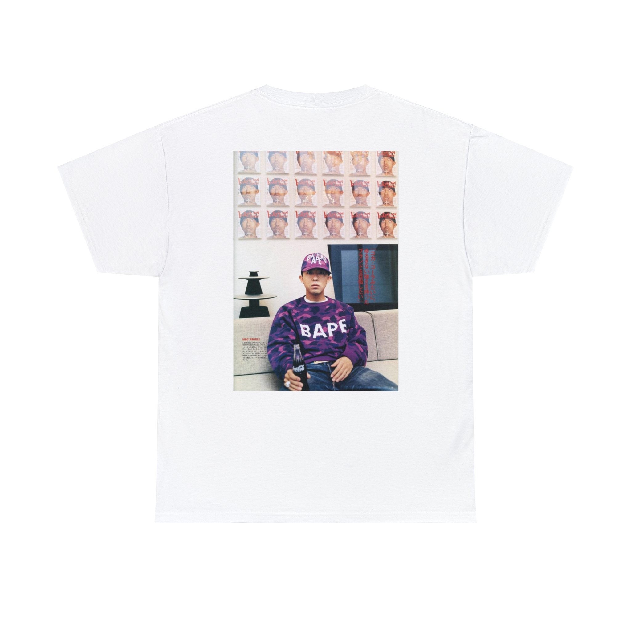 Louis Vuitton x Nigo 2022 Graphic Print T-Shirt - White T-Shirts