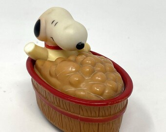 Vintage Snoopy Bathtub Car Toy – Peanuts Aviva Toy Co. 1950s Hong Kong