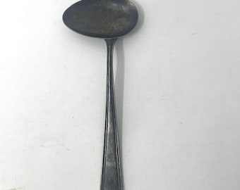 Webster Company Sterling Silver Ladle - Cream/Jelly Spoon - Art Deco Style 4.5"