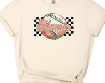 Mama Baseball Shirt, Baseball Mom T-Shirt, Cute Mama Baseball Tee, Game Day Shirt for Mom, Baseball Mama Sweatshirt, Sports Mom Gift