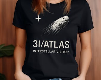 3I/ATLAS Graphic Tee, Spacecore Streetwear Sweatshirt, Futuristic Sci-Fi Shirt, Outer Galaxy Vibes, Cosmic Minimal Design