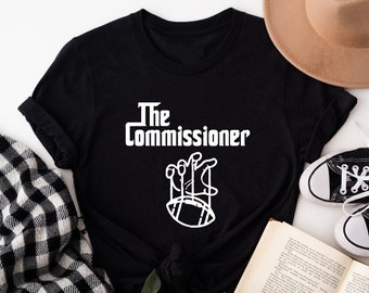 Football Commissioner Shirt, Gift for FFL League Commissioner, Fantasy Football Draft Party Shirt, Premium Fantasy Football Draft Shirt 2024