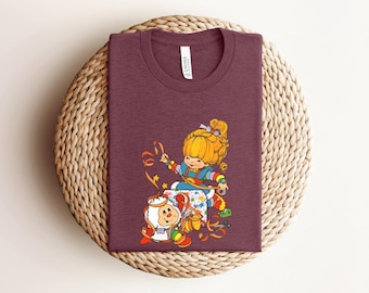 Rainbow Brite Retro Shirt, Vintage Cartoons Shirt, Vintage Cartoon Friends Nostalgia Shirt, Friends 80's Cartoon Characters Rainbow Shirt