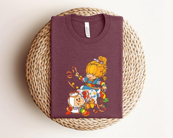 Rainbow Brite Retro Shirt, Vintage Cartoons Shirt, Vintage Cartoon Friends Nostalgia Shirt, Friends 80's Cartoon Characters Rainbow Shirt