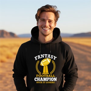 Fantasy Football Champion Funny Shirt, Gift for FFL League Lover, Fantasy Football Draft Party Shirt, Premium Fantasy Football Draft Shirt image 4