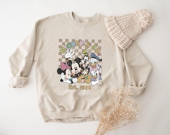 Mickey & Co Sweatshirt, Disney Crewneck Sweatshirt, Retro Disney Sweatshirt, Disney Hoodie, Disneyland Sweatshirt, Disney World Hoodie