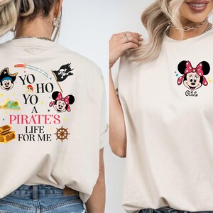 Disney Mickey And Minnie Shirts, Custom Disney Pirates Matching Shirts, Mickey And Minnie Pirate T shirts, Disneyland Family Vacation