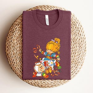 Rainbow Brite Retro Shirt, Vintage Cartoons Shirt, Vintage Cartoon Friends Nostalgia Shirt, Friends 80&#39;s Cartoon Characters Rainbow Shirt
