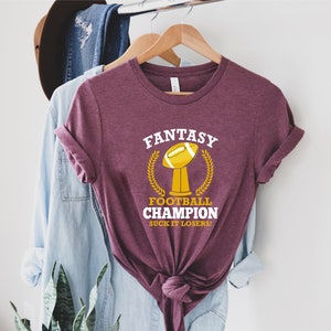 Fantasy Football Champion Funny Shirt, Gift for FFL League Lover, Fantasy Football Draft Party Shirt, Premium Fantasy Football Draft Shirt image 6