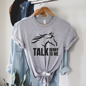 Talk Derby To Me Shirt, Funny Horse Racing Shirt, 2024 Kentucky Racing T-Shirt, Lucky Horse Shirt, Big Hats Bets Bourbon Tee, KY Derby Shirt