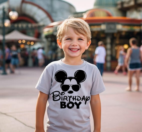Disney Birthday Boy Shirt Toddler, Mickey Birthday Shirt, Disney Kids  Shirt, Boys Disney Birthday Tshirt, Disneyland Birthday, Youth Tees