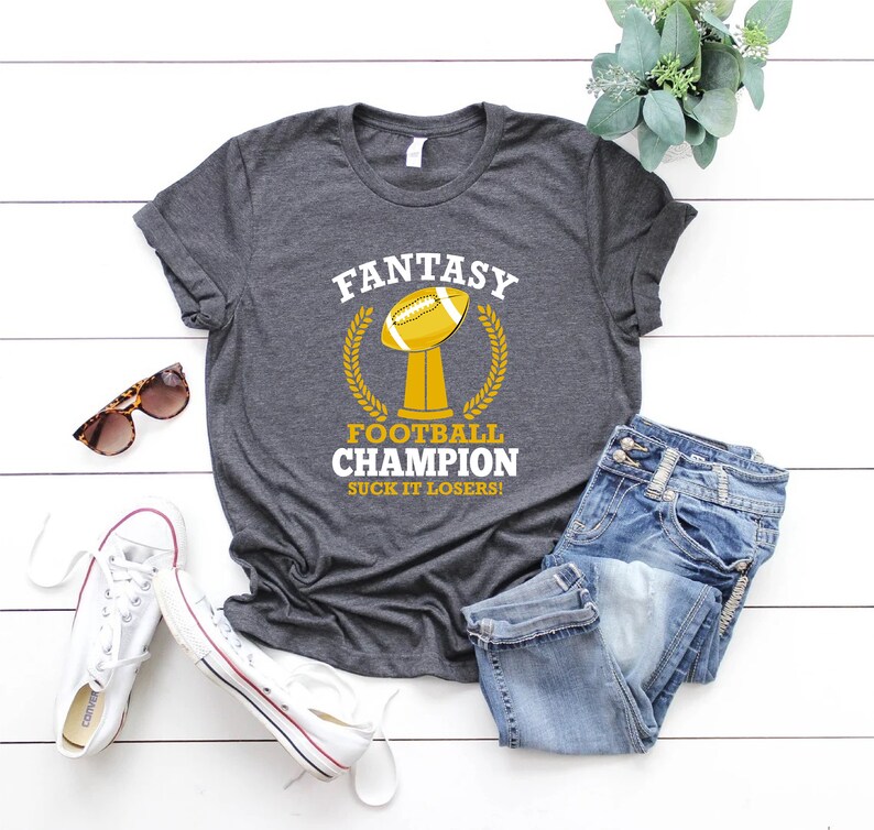 Fantasy Football Champion Funny Shirt, Gift for FFL League Lover, Fantasy Football Draft Party Shirt, Premium Fantasy Football Draft Shirt image 3