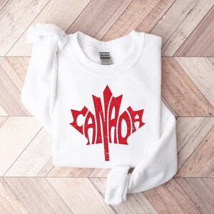 Canadian Flag Maple Leaf Shirt, Unisex Canada Sweatshirt, Proud Canadian, Canadian T-shirt, Canadian Friend Gift, Womens Canadian Sweatshirt
