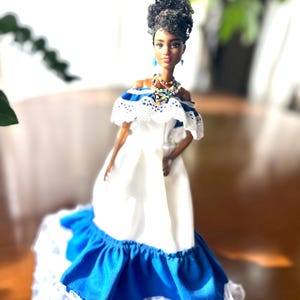 Muñeca de Moda de El Salvador, Barbie de Honduras, Muñecas Típicas Hechas a Mano, Decoración del Hogar, Muñeca Estilo Étnico Vintage, Regalo para Ella
