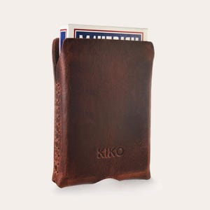 Cartas de Baralho Com Capa de Couro Personalizadas