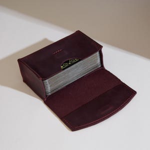 a small wallet sitting on top of a table