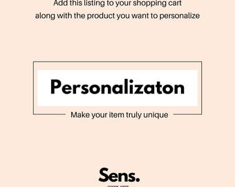 Personalisieren Sie Ihren Artikel durch Heißprägung oder Lasergravur