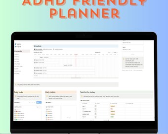 ADHD Friendly Planner