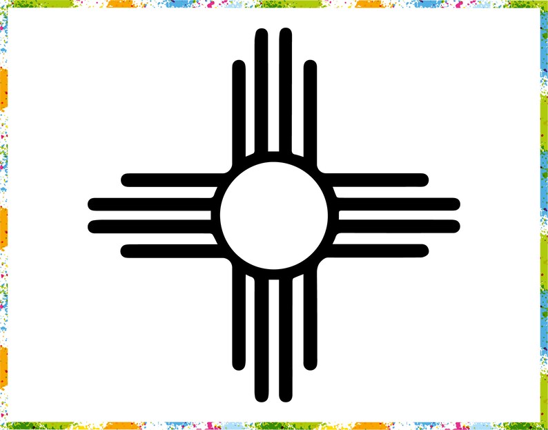 Zia Symbol Svg Zia Symbole Png Zia Symbole Design Zia - Etsy