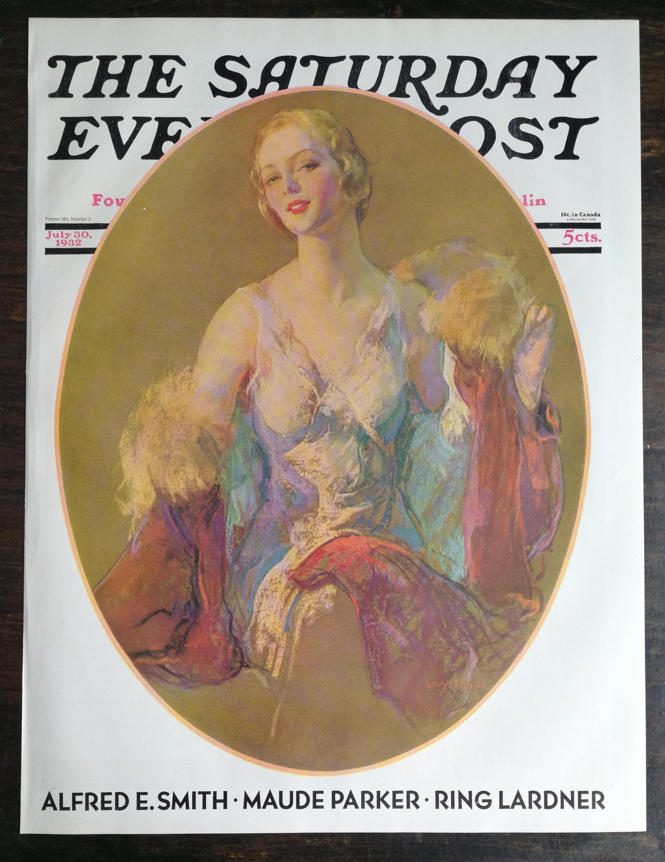 Saturday Evening Post 1932 Magazine - Etsy