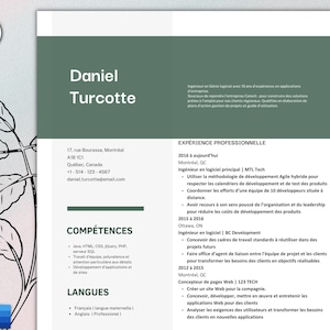 May include: A resume for Daniel Turcotte, a software engineer with experience in Agile development, project management, and web development. The resume highlights his skills in Java, HTML, CSS, jQuery, PHP, and SQL. It also mentions his experience in leading teams and working remotely.