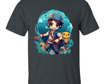 Anime Pirate Shirt For Kids Anime T-Shirt For Anime Lover