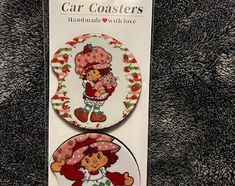 Strawberry Shortcake Car Coaster-Set of 2