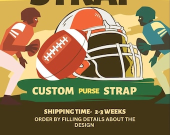 custom beaded straps, Gameday beaded straps, gameday straps, stadium straps, college purse straps, clear bag strap, Stadium bag strap