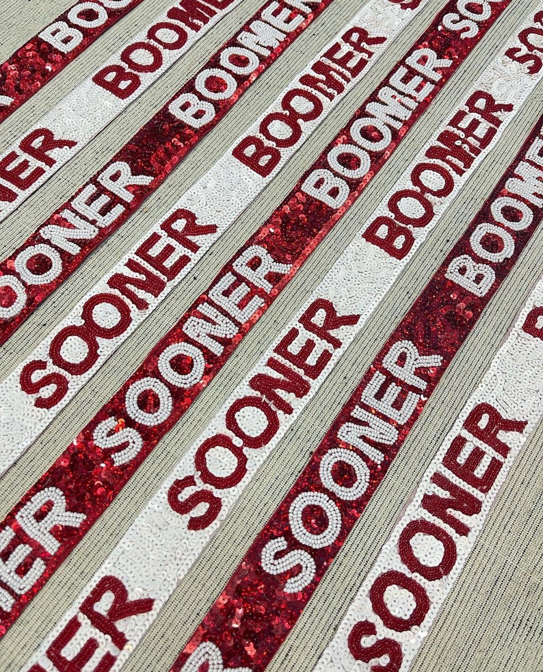 Gameday beaded straps, gameday straps, stadium straps, college purse straps, clear bag strap, Stadium bag strap, custom purse strap,Licensed image 3
