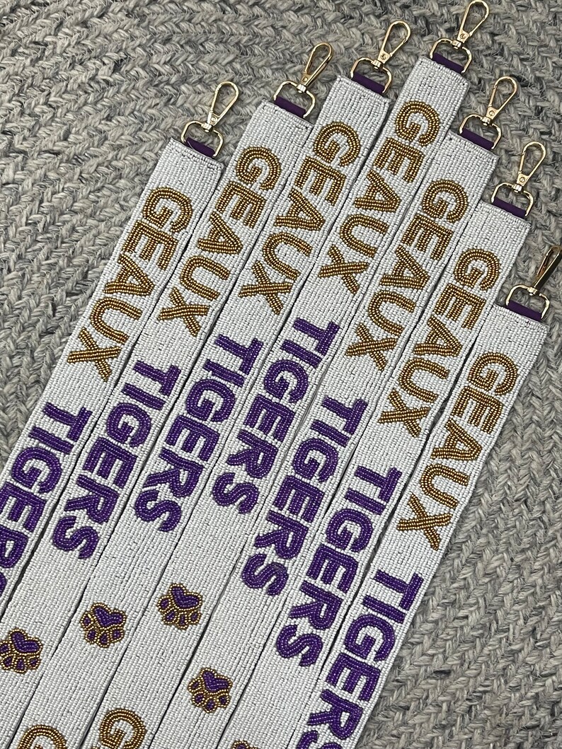 Beaded Strap ,gameday Straps, Stadium Straps, College Purse Strap