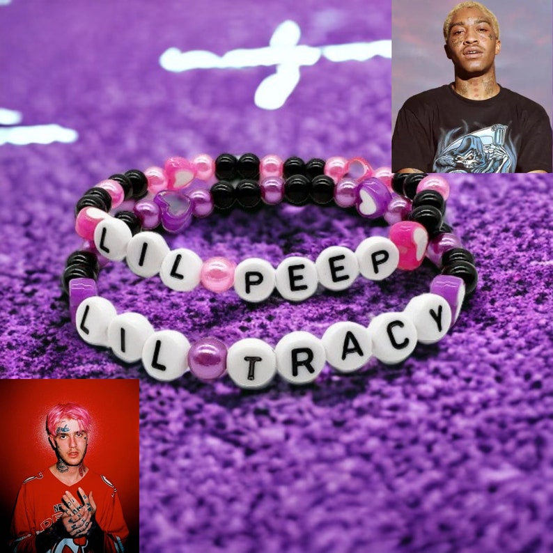 Lil Peep and Lil Tracy Matching Bracelets Punk Rap - Etsy