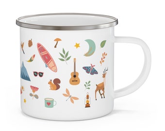 Camper van mug - camping mug - 12 oz