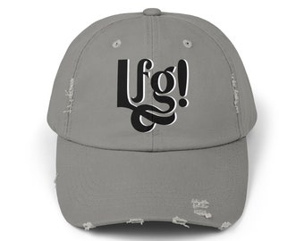 LFG hat - let's fucking go - inspired by the Deadpool & Wolverine movie - distressed hat - unisex fit - 8 colors