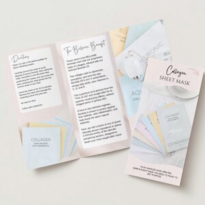 DFY 7 Day Collagen Refresh Masks Trifold Download