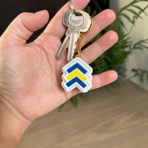 Down Syndrome Awareness Fidget Clicker Keychain | Satisfying Keyboard Click Action