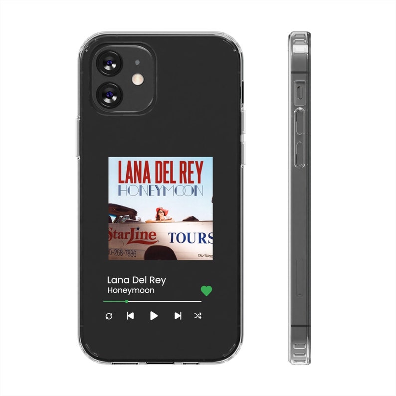 Clear Cases, Lana Del Rey Phone Cases, Honeymoon, Spotify Phone Cases